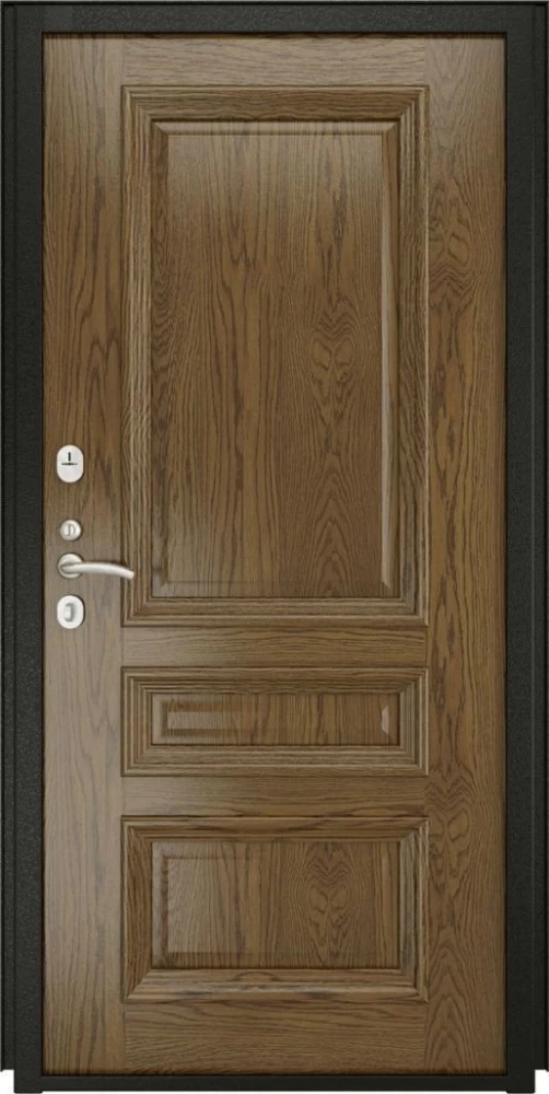 Входная дверь ДвериПРО L-3b Фараон-2 (16мм, светлый мореный дуб) DPRO197049 внутренняя сторона