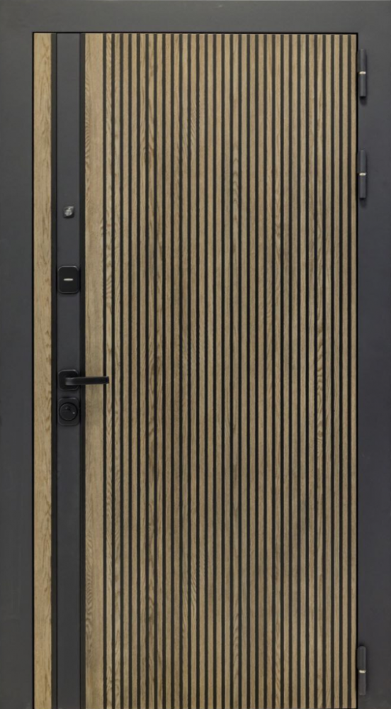 Входная дверь ДвериПРО Rosna ФЛ-677 (10мм, белый матовый) DPRO197998 внешняя сторона