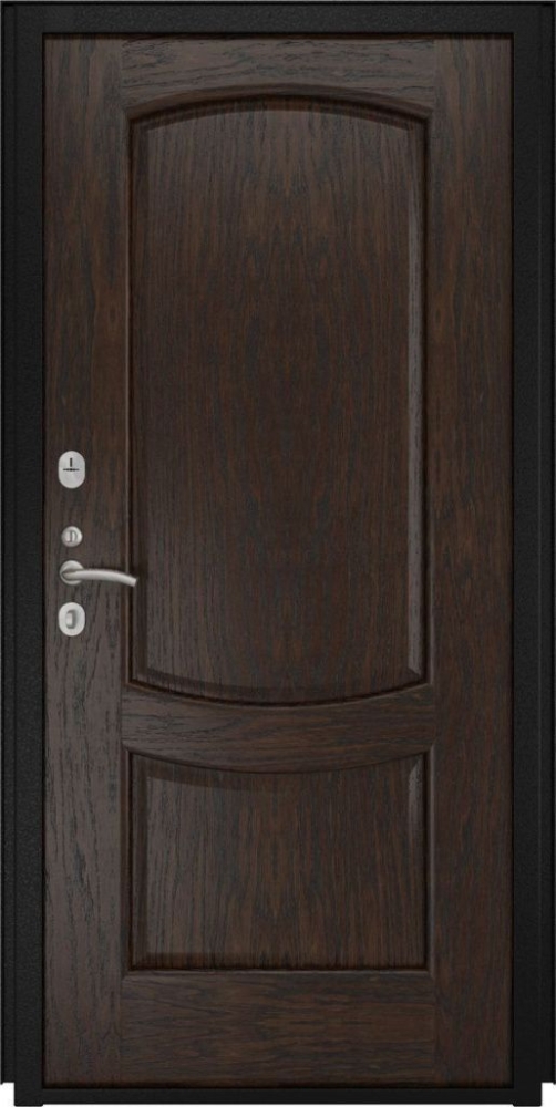 Входная дверь ДвериПРО L-3b Лаура-2 (16мм, мореный дуб) DPRO195991 внутренняя сторона